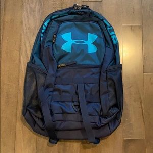 Under Armour Big Logo 5.0 Teal/Navy Blue Backpack